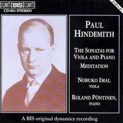 Foto van Hindemith: sonata for viola and piano, op. 11 - cd (7318590006511)