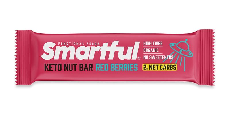 Foto van Smartful keto bar red berries