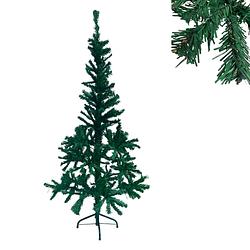 Foto van Kunstkerstboom - kerstboom kunststof - kunst kerstboom - kerstboom - 150 cm - met standaard