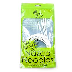 Foto van Cre8audio nazca noodles white 75 cm patchkabels (5 stuks)