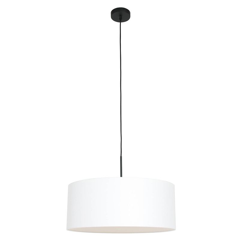 Foto van Steinhauer hanglamp sparkled light 8151zw zwart witte kap