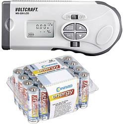 Foto van Voltcraft batterijtester ms-229 meetbereik (batterijtester) 1.2 v, 1.5 v, 3 v, 9 v, 12 v oplaadbare batterij, batterij ms-229