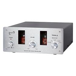 Foto van Dynavox tpr-3 buizen voorversterker met phono ingang - zilver