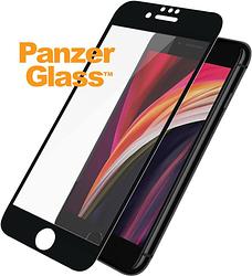 Foto van Panzerglass case friendly screenprotector voor de iphone se (2020) - zwart