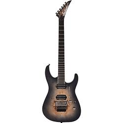 Foto van Jackson pro series soloist sl2p mah, transparent black burst elektrische gitaar met floyd rose