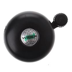 Foto van Widek fietsbel wereldbol koper zwart 5 cm