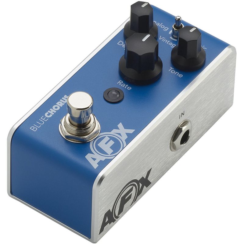 Foto van Fishman afx bluechorus mini chorus effectpedaal voor akoestische instrumenten