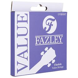 Foto van Fazley uvbnmt value ukulele strings black nylon snarenset voor sopraan en concert ukelele