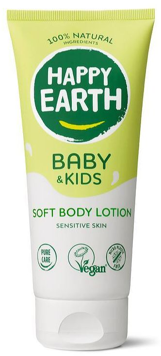 Foto van Happy earth baby & kids soft bodylotion