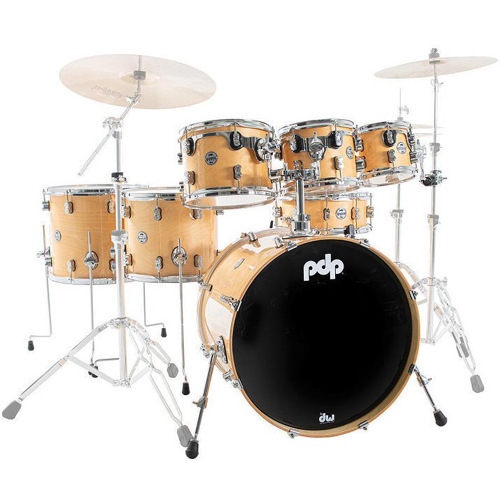 Foto van Pdp drums pd806075001 concept maple natural 7d. shellset