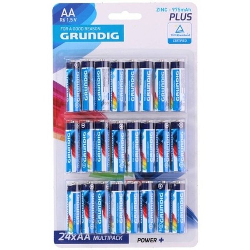 Foto van 48x grundig aa batterijen plus - penlites aa batterijen