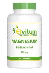 Foto van Elvitum magnesium bisglycinaat 130mg tabletten