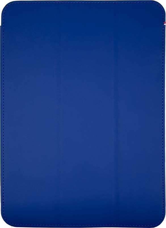 Foto van Decoded siliconen slim apple ipad (2022) book case blauw