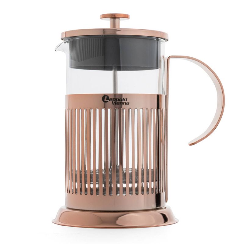 Foto van Leopold vienna french press cafetière - koper - 800 ml