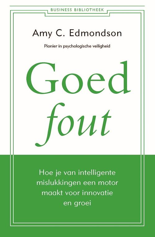 Foto van Goed fout - amy c. edmondson - ebook