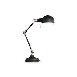 Foto van Landelijke tafellamp truman - zwart - ideal lux - e27