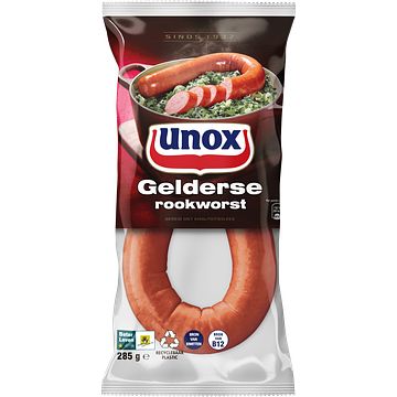 Foto van Unox rookworst gelderse 285g bij jumbo