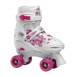 Foto van Roces quaddy 3.0 rolschaatsen wit/roze 30-33