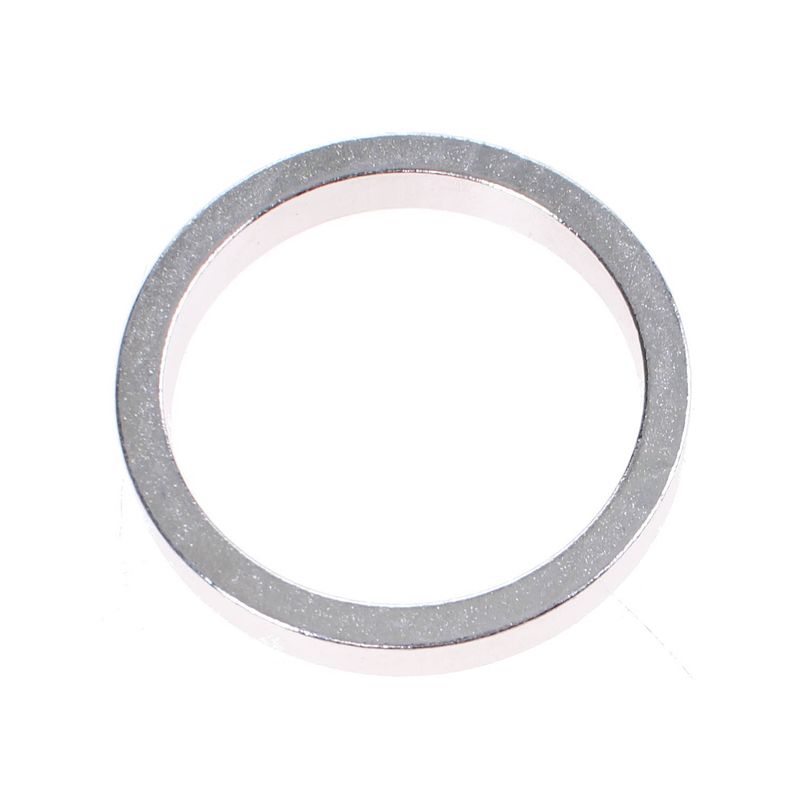 Foto van Tom balhoofdring spacer 1 1/8 inch 5 mm zilver