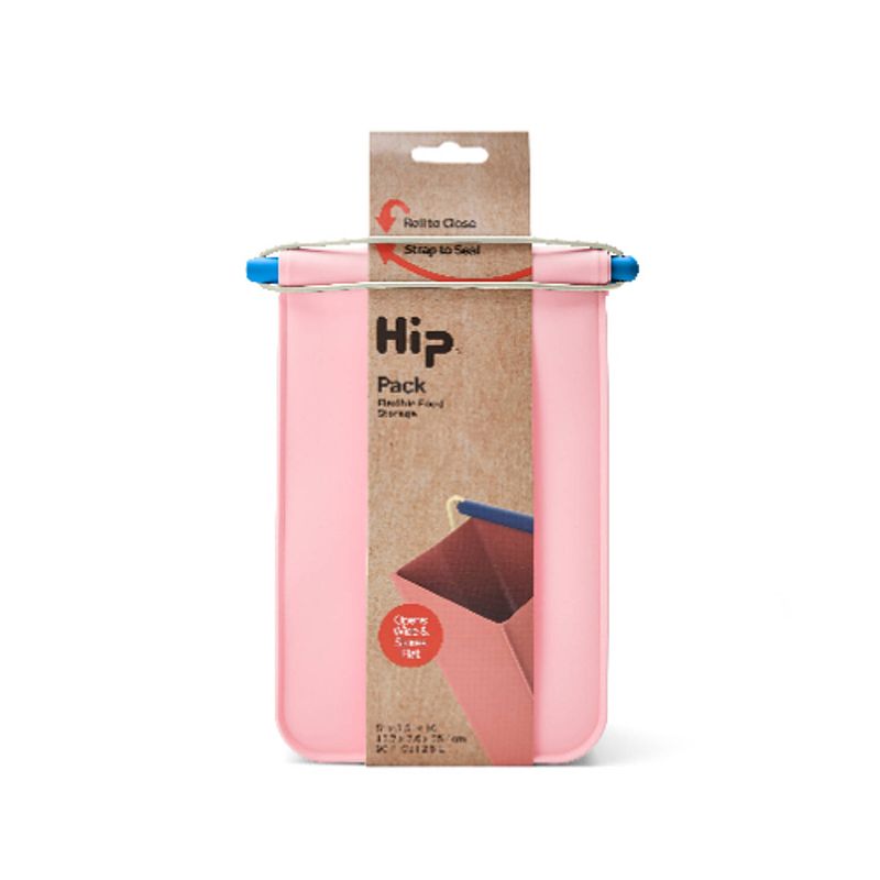 Foto van Herbruikbare lunchzak, pack - medium, 2.6 liter, perzik - hip