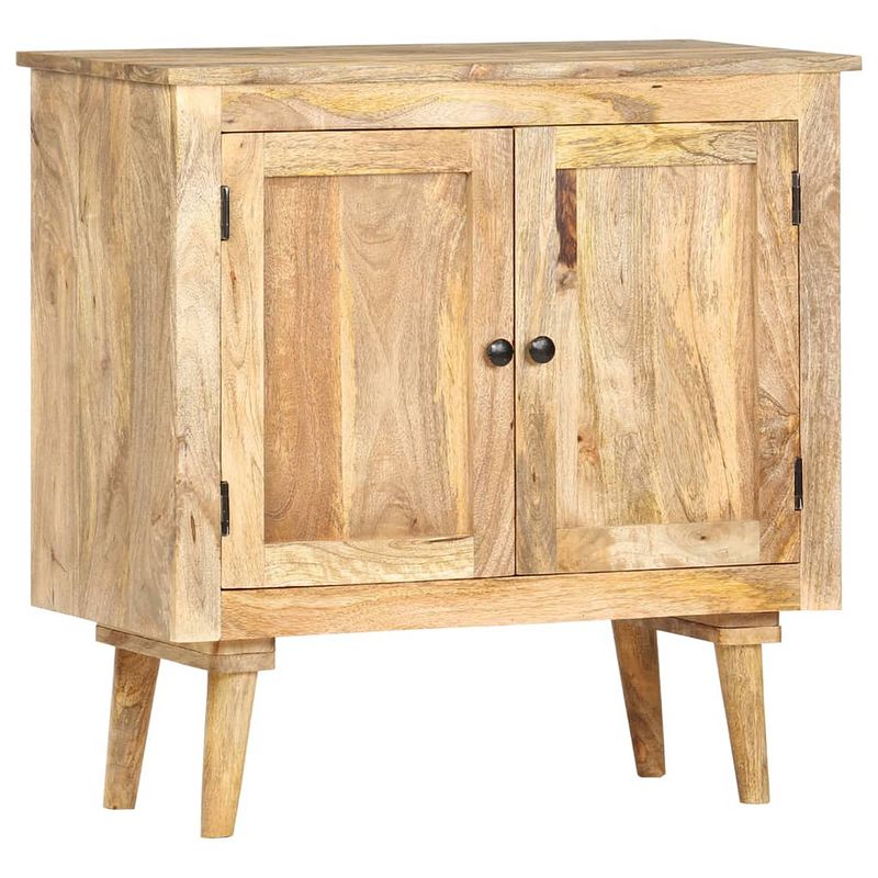 Foto van Vidaxl dressoir 75x35x75 cm massief mangohout