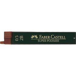 Foto van Potloodstiftjes faber castell super-polymer 0,5mm 2b