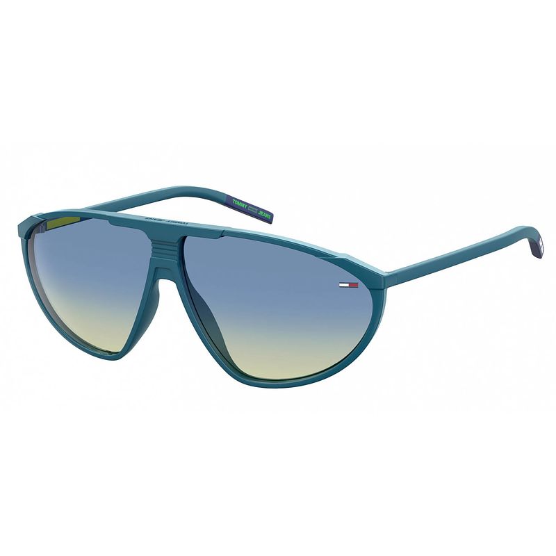 Foto van Tommy hilfiger zonnebril 0027/s unisex cat.3 nylon turquoise