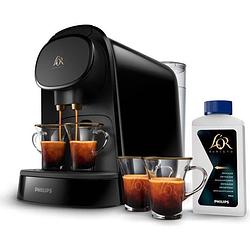 Foto van Philips l'sor barista lm8012 / 61 koffiepadmachine + 9 capsules - zwart