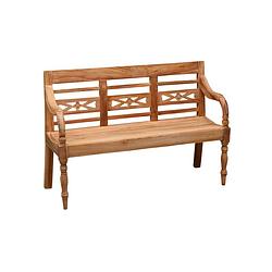 Foto van Livingfurn - tuinbank stations bench - 45x130x75 - teakhout