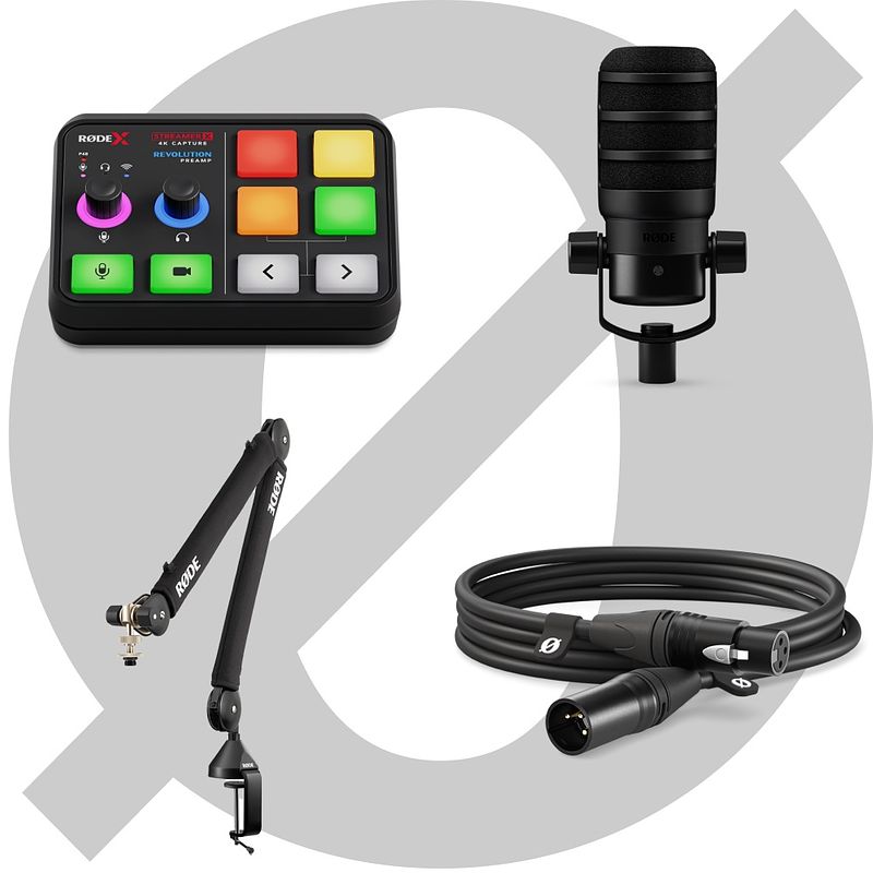 Foto van Rode streamer x pro bundle live stream set