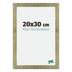 Foto van Fotolijst 20x30cm goud antiek mdf mura