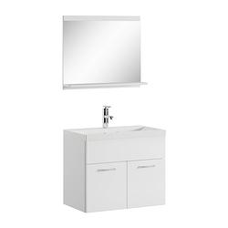 Foto van Badplaats badkamermeubel montreal 02 60cm met spiegel - wit