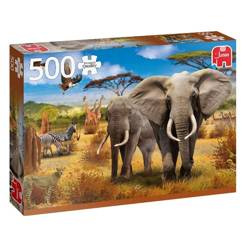 Foto van Jumbo legpuzzel african savannah 500 stukjes