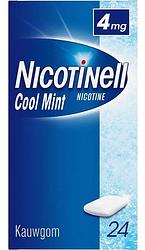 Foto van Nicotinell cool mint 4mg kauwgom