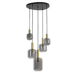 Foto van Light & living - hanglamp lekar - 66x66x80 - brons