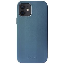 Foto van Accezz leather backcover met magsafe iphone 12 mini telefoonhoesje blauw