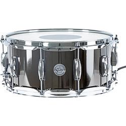 Foto van Gretsch drums s1-6514-bns full range black nickel over steel 14 x 6.5 inch snaredrum