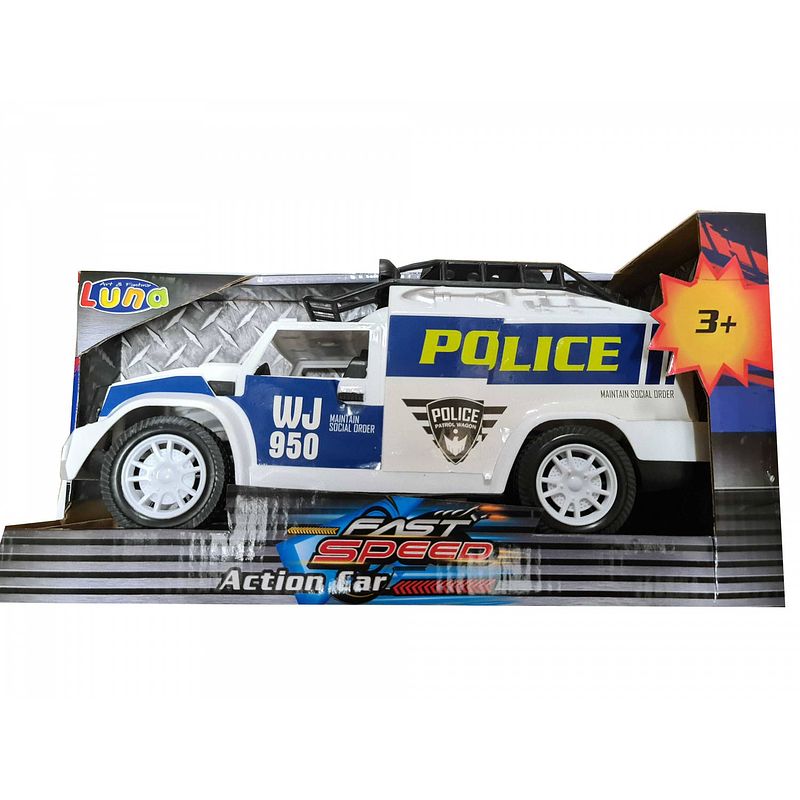 Foto van Luna ambulance junior 34 x 17 cm wit