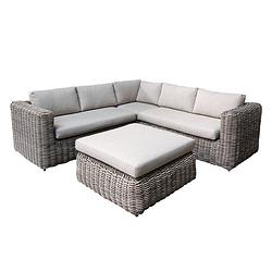 Foto van Fonteyn detroit loungeset mixed brown