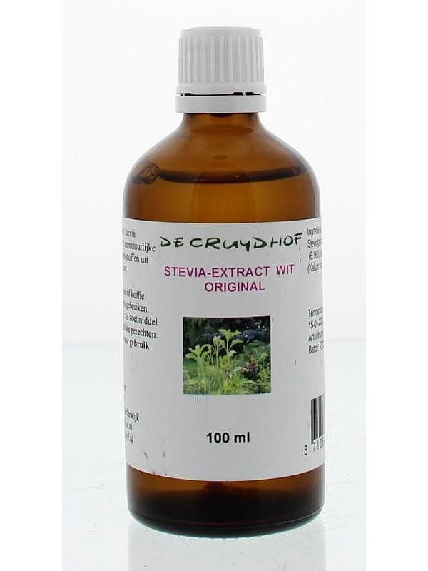 Foto van Cruydhof stevia extract wit original 100ml