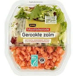 Foto van Jumbo maaltijdsalade gerookte zalm 450g