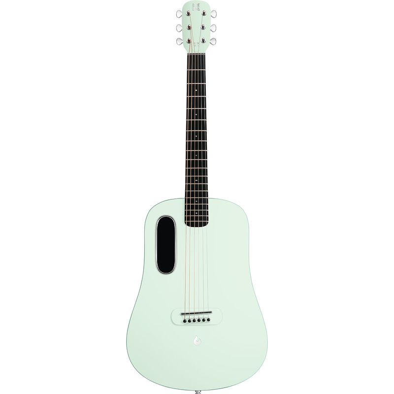 Foto van Lava music blue lava touch 36” aqua / mint green smartguitar met multi-touch screen inclusief airflow bag