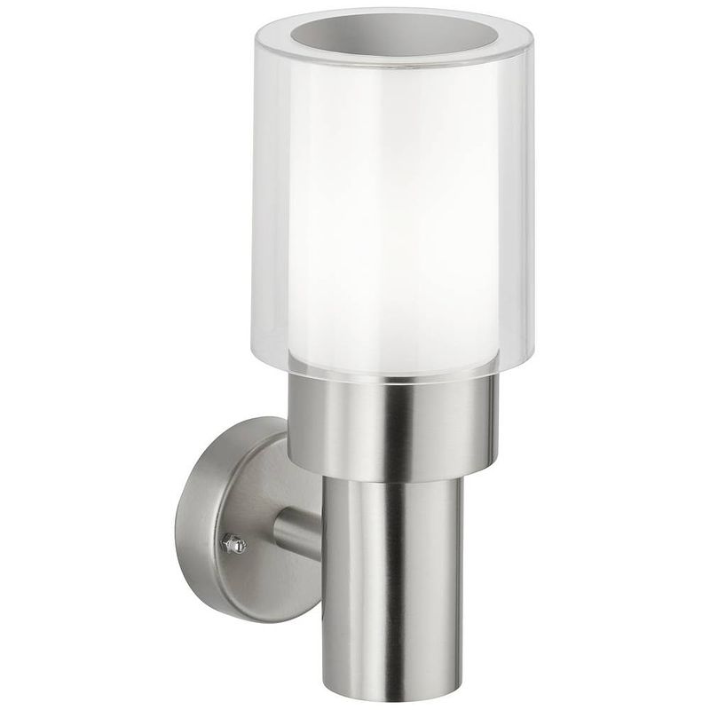 Foto van Wofi outdoor line pita 1flg. 12230 buitenlamp (wand) e27 rvs