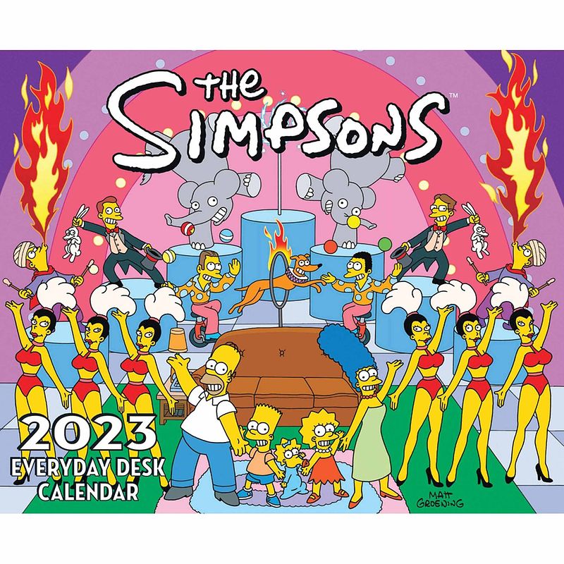 Foto van Simpsons kalender 2023 boxed