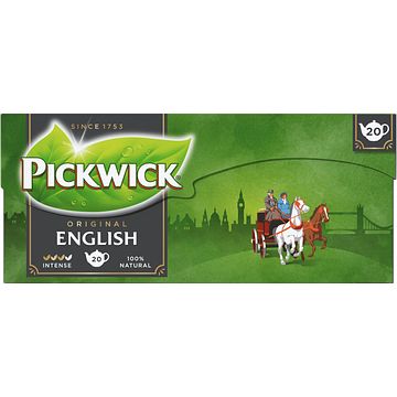 Foto van Pickwick english zwarte thee voor pot 20 stuks bij jumbo