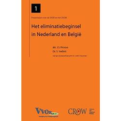 Foto van Het eliminatiebeginsel in nederland en belgie -