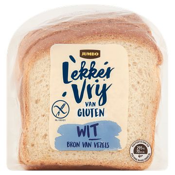 Foto van Jumbo lekker vrij van gluten wit brood