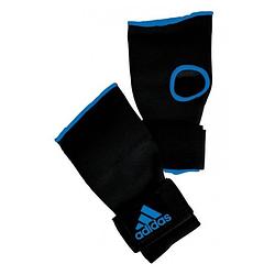 Foto van Adidas boks binnenhandschoen zwart/blauw l
