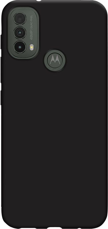 Foto van Just in case soft motorola moto e40 back cover zwart