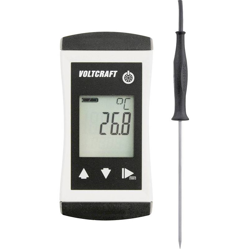 Foto van Voltcraft ptm 100 + tpt-203 temperatuurmeter -200 - 450 °c sensortype pt1000 ip65